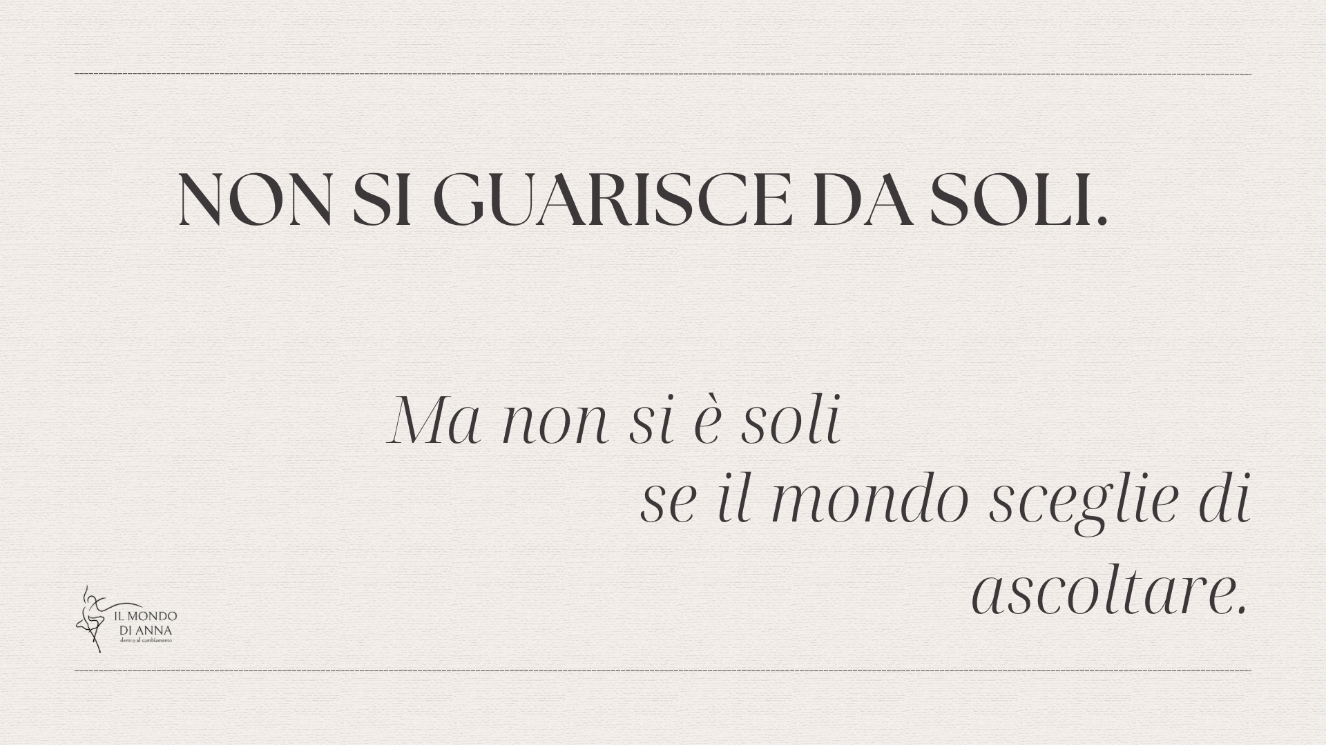 Frase motivazionale di sostegno per la guarigione dai disturbi alimentari
